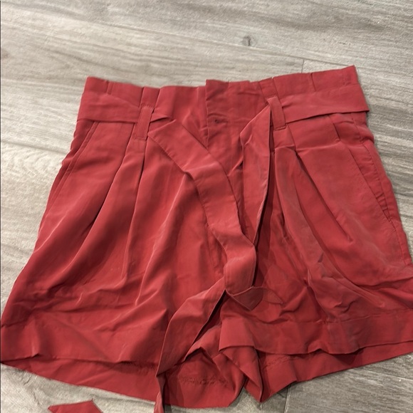 H&M Pants - H&M Red High Waist Shorts Casual Fit